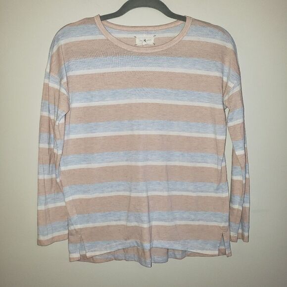 LOU & GREY STRIPE LONG SLEEVE SIZE XS - Picture 1 of 4